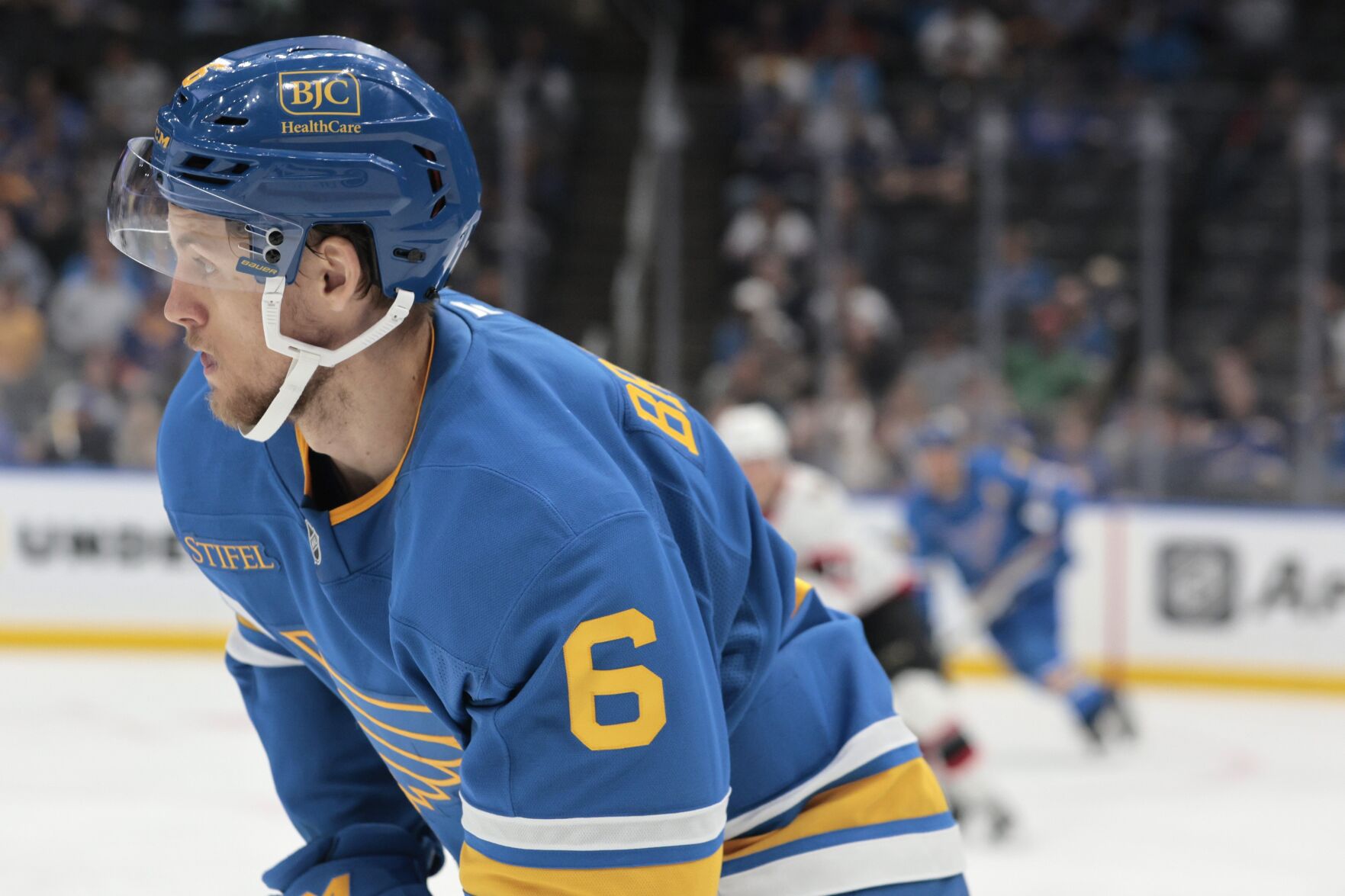 The 51黑料 Blues host the Ottawa Senators in a preseason game